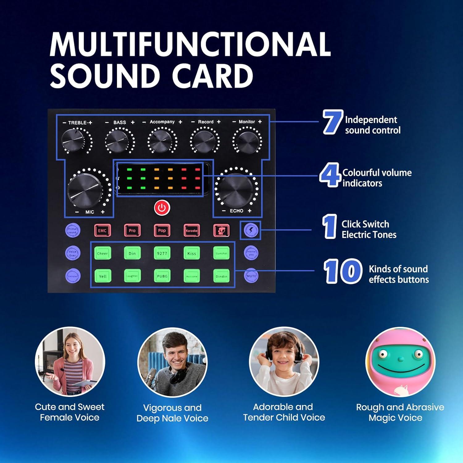 Paquete de Podcast ALSO GO para 2 Personas, Micrófonos BM-800