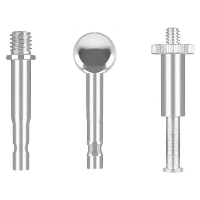 Paquete de 3 brazos boom adaptadores 1/4 y 3/8 para micrófono