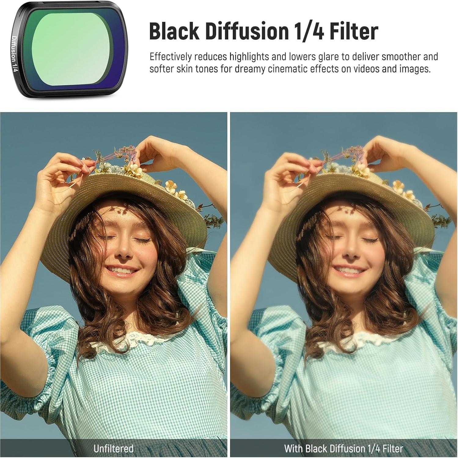 Kit de Filtros ND Magnéticos y Lente Gran Angular NEEWER para DJI OSMO Pocket 3