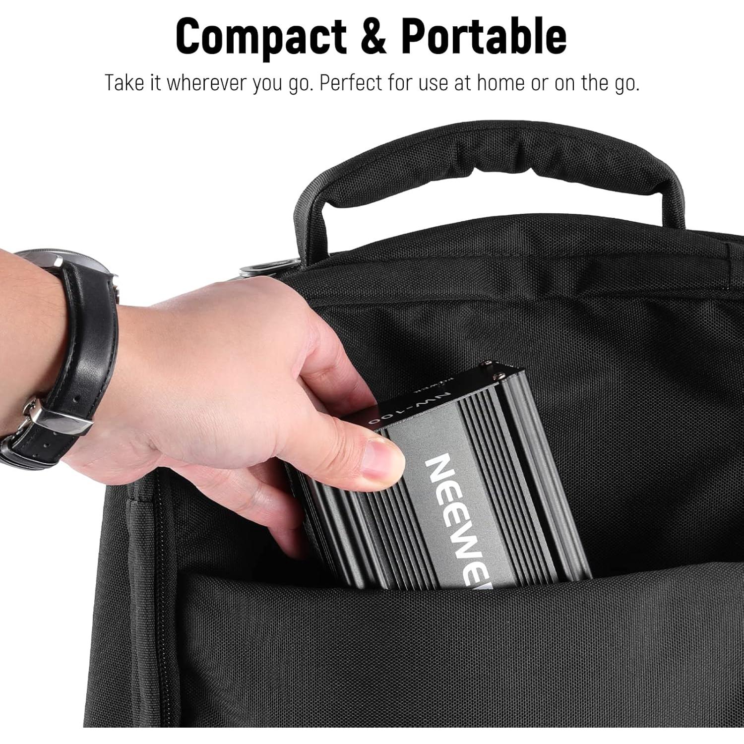 Fuente de Alimentación Phantom Neewer 48V con Cable XLR 2.44m