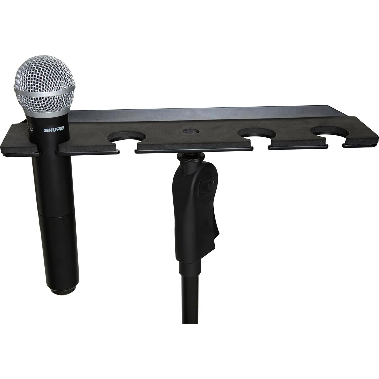 Soporte múltiple para 4 micrófonos Gator Frameworks GFW-MIC-4TRAY