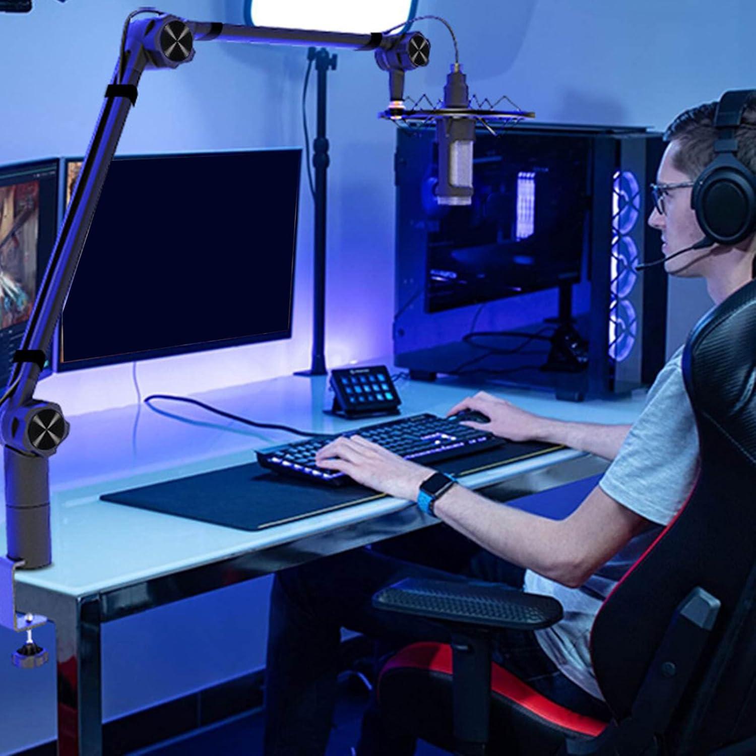 Soporte de Micrófono Boom Arm TOPINCN Ajustable 1.86 kg