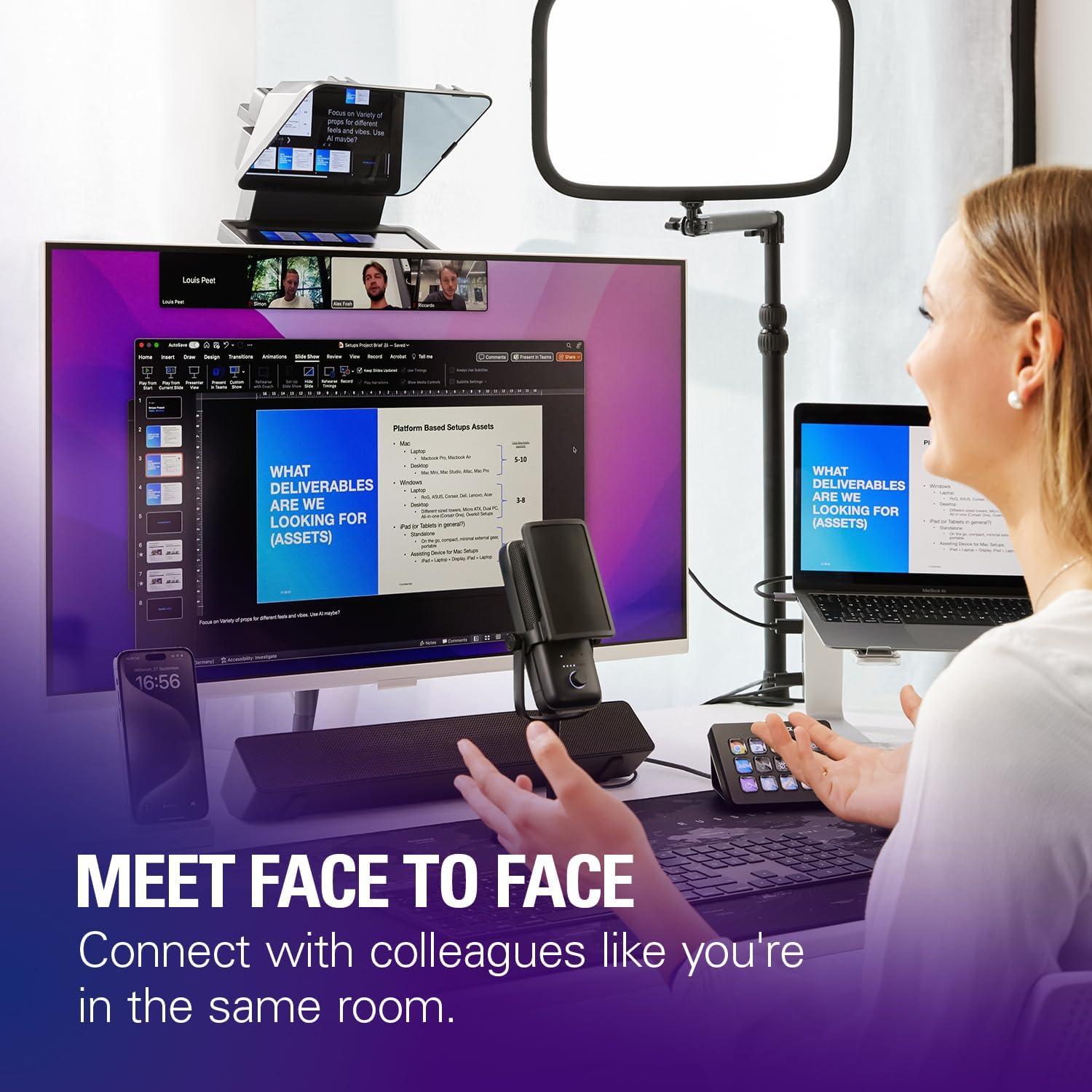 Elgato Teleprompter Premium con Soporte Giratorio Ajustable