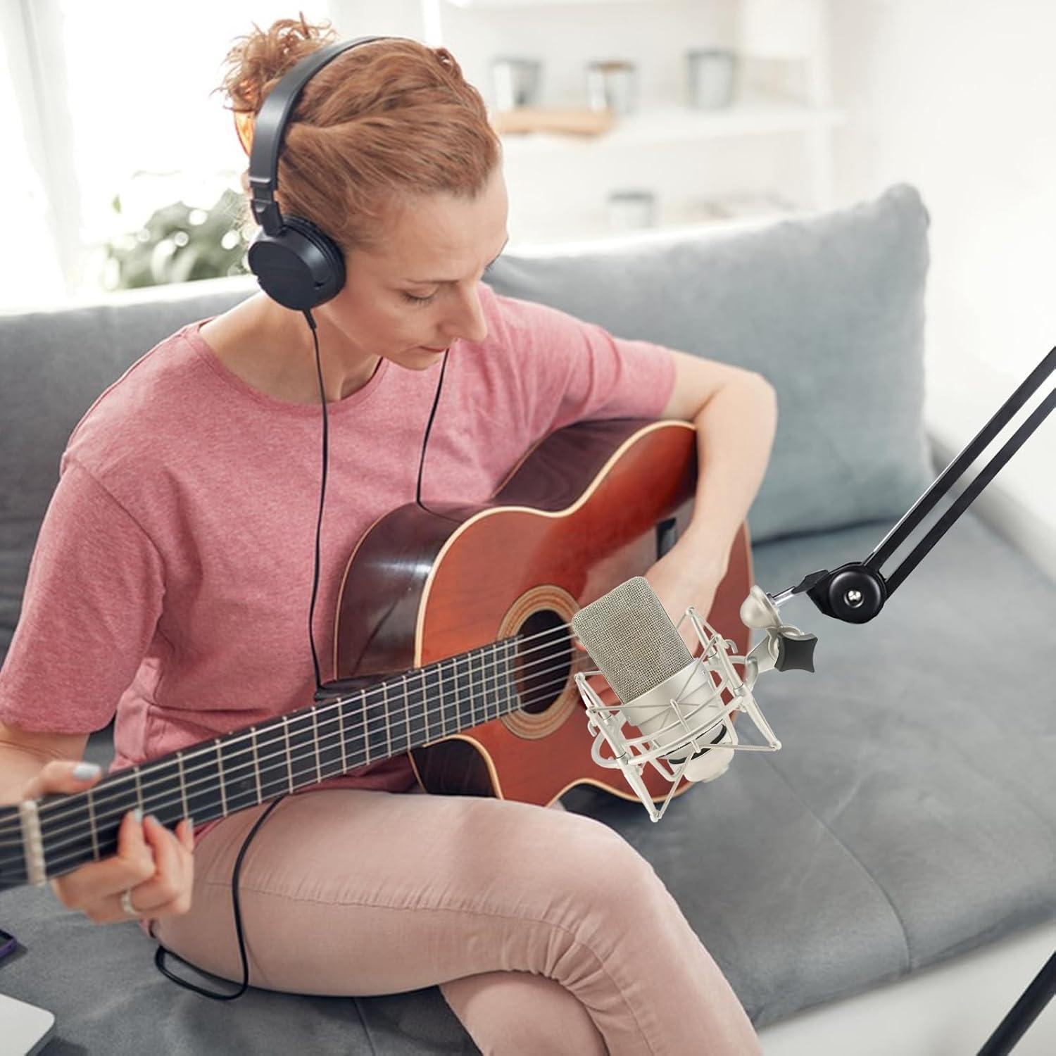 Soporte de micrófono ZibugZag con amortiguación - Compatible Neumann TLM