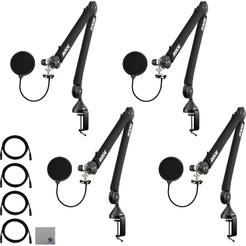 Brazo de Estudio Rode PSA1+ con Filtro Pop y Cables XLR