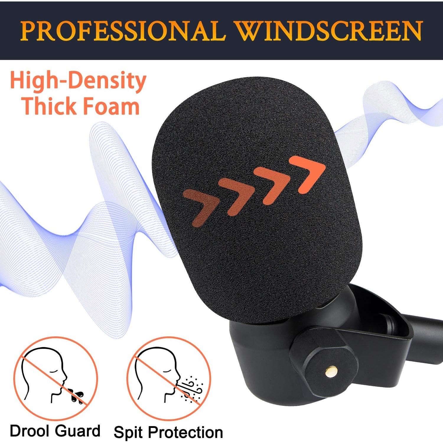 Filtros Antipop SOULWIT para Micrófonos PodMic - 2 Piezas