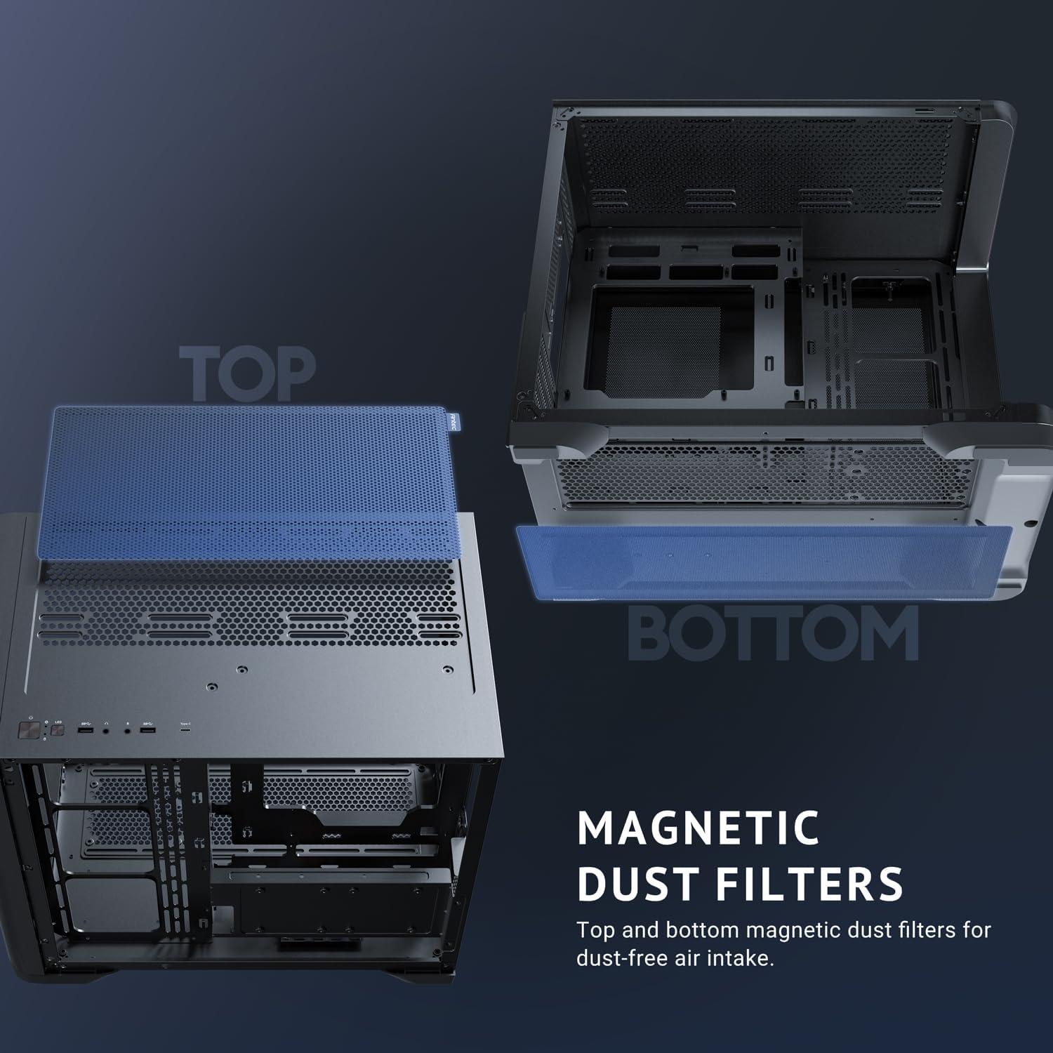 Caja PC Antec C5 Curve ARGB, Vidrio Templado, 4 Ventiladores 120mm