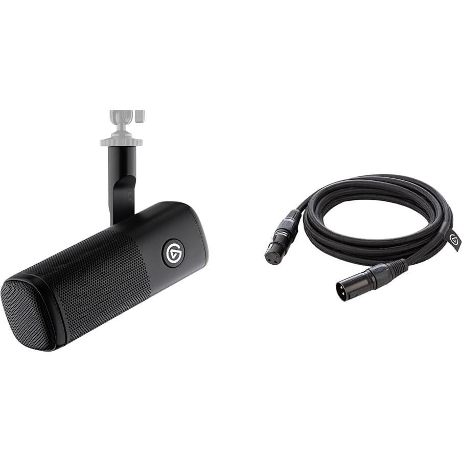 Micrófono XLR Dinámico Elgato Wave DX con Cable 3m