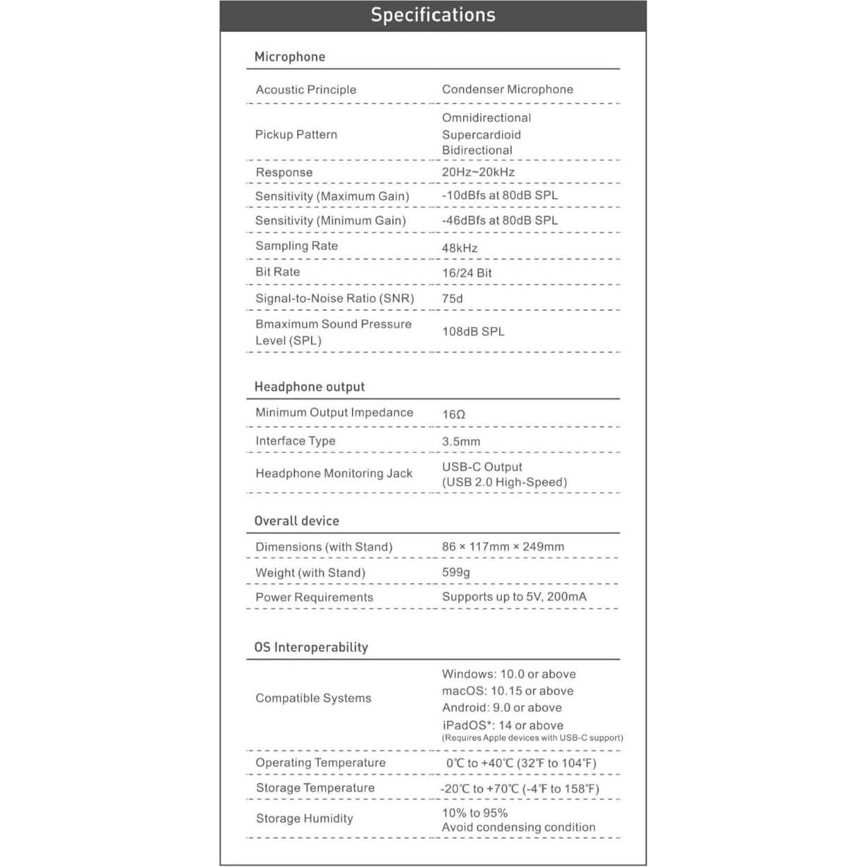 Micrófono USB VybeSound K9 para Juegos y Streaming con Soporte