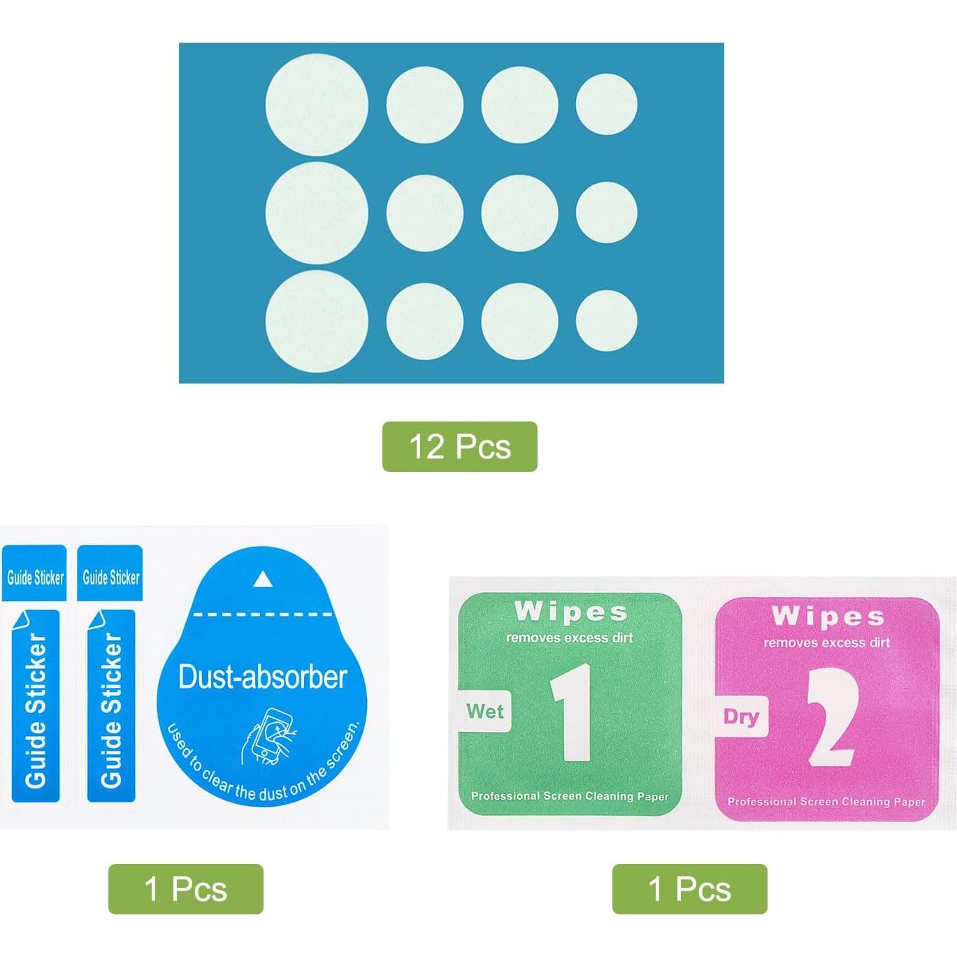 Cubierta de Webcam MECCANIXITY 0.3mm Blanca 12 Paquete