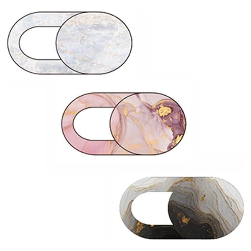 Cubiertas de Cámara para Laptop SZJINXU 3 Piezas Ultra Delgadas