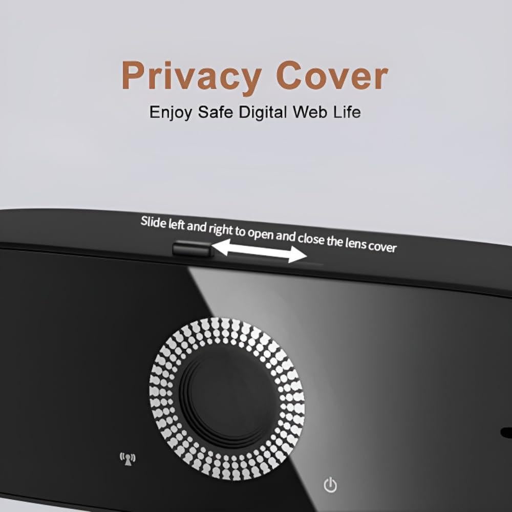 Webcam Hprosper 1080P Full HD con Micrófono y Trípode