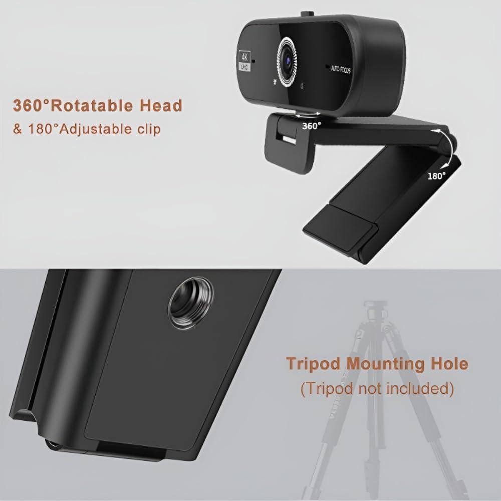 Webcam Hprosper 1080P Full HD con Micrófono y Trípode