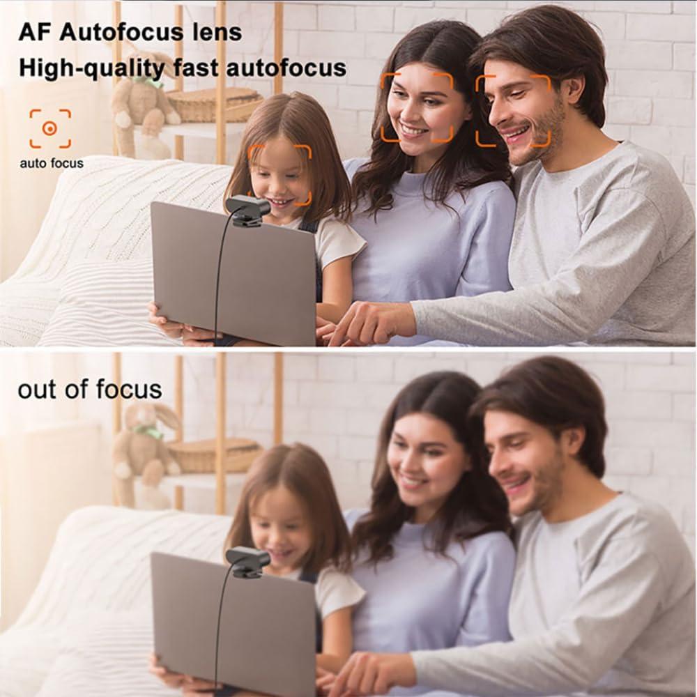 Webcam Hprosper 1080P Full HD con Micrófono y Trípode