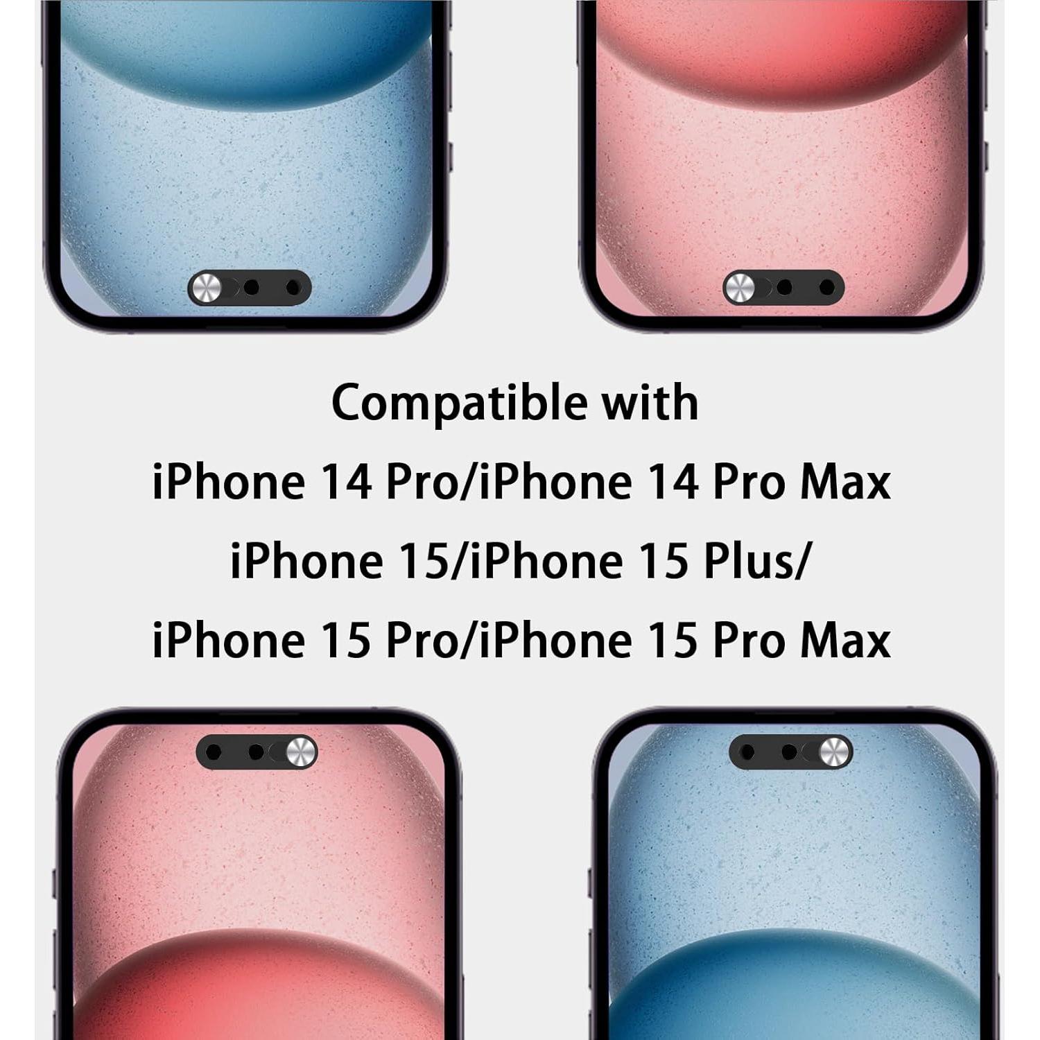 Cubierta de Webcam EYSOFT para iPhone 14/15 - Paquete de 2