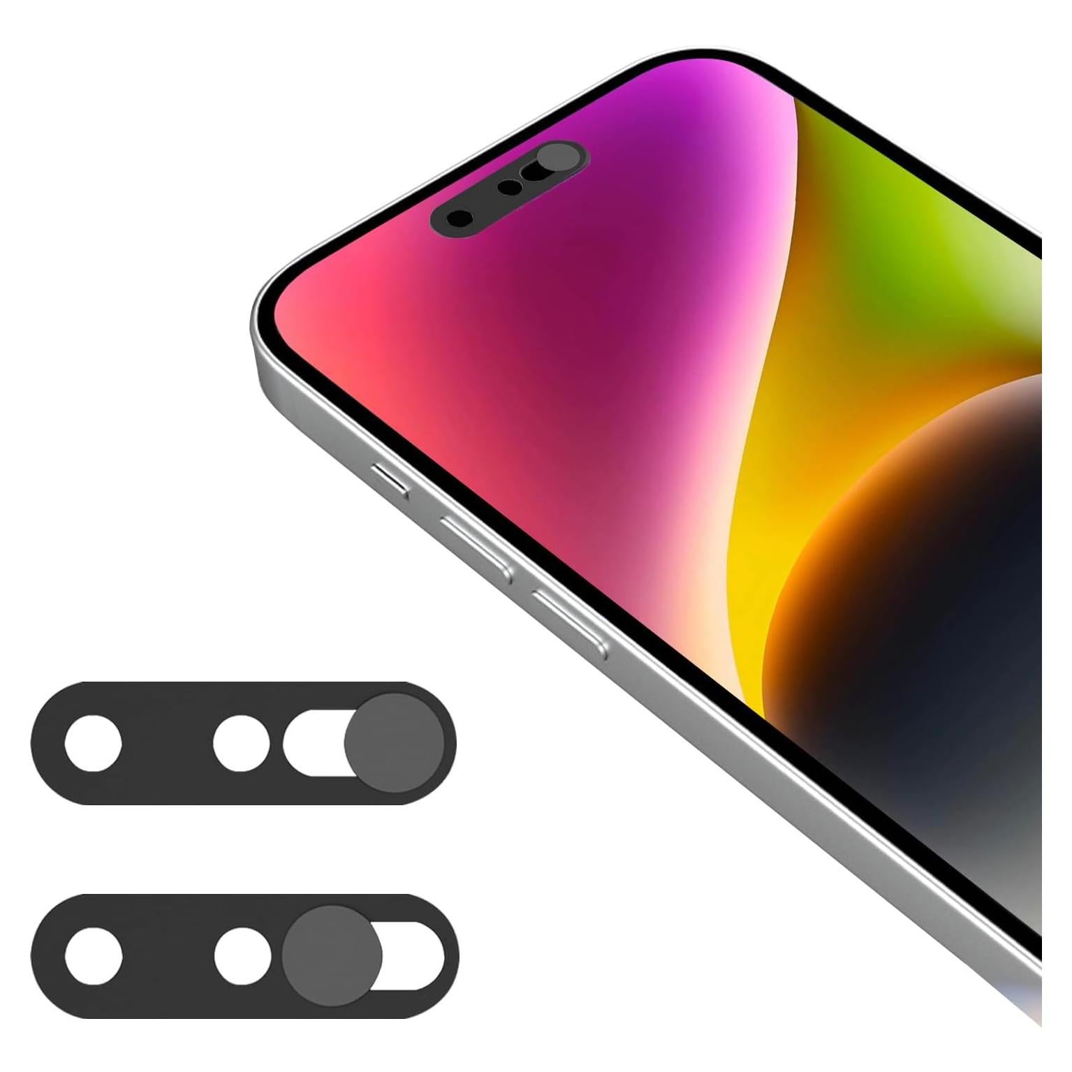 Cubierta de Cámara Frontal EYSOFT para iPhone 14 Pro/Pro Max - Paquete de 2