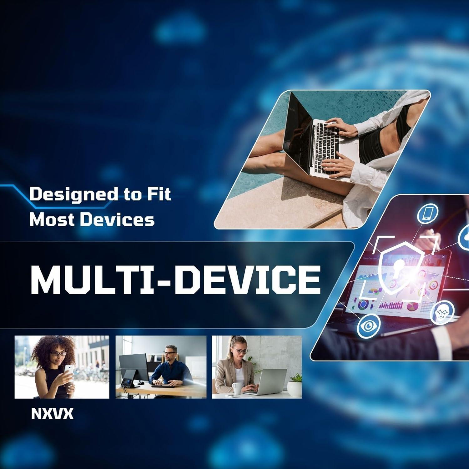 Cubierta de Webcam Deslizante NXVX - 2 Paquete Blanco Ultra Delgado