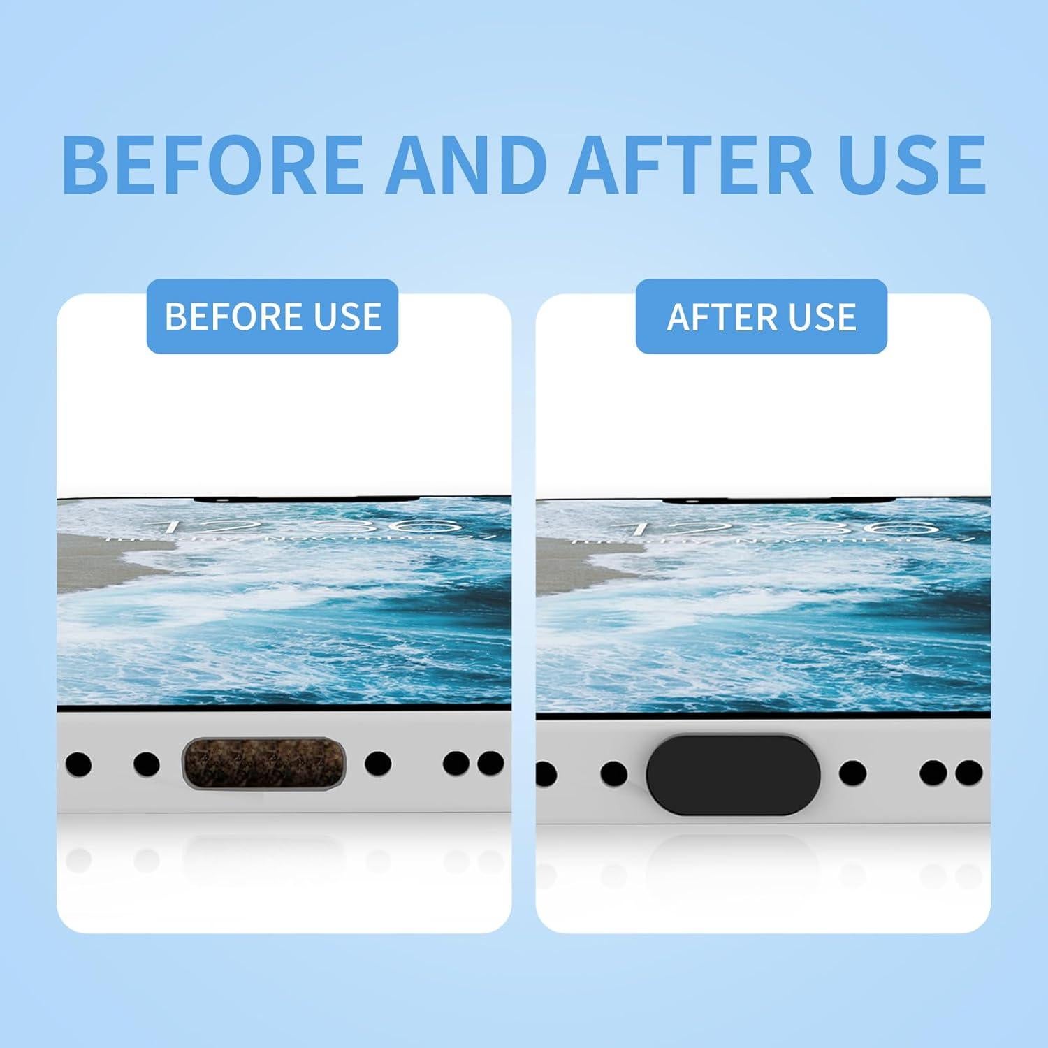 Kit 36 Tapas de Puerto USB PoParttg - Protección Antipolvo