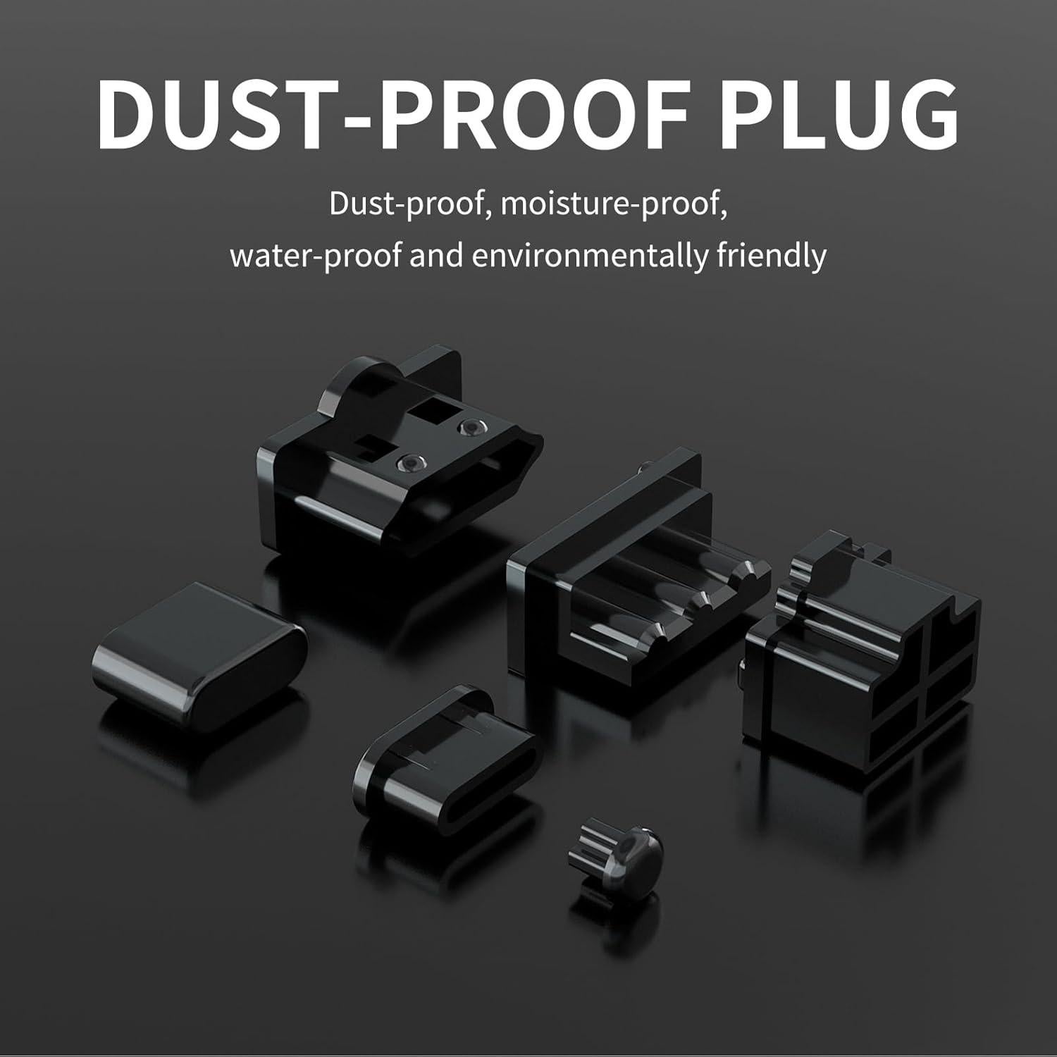 Kit 36 Tapas de Puerto USB PoParttg - Protección Antipolvo