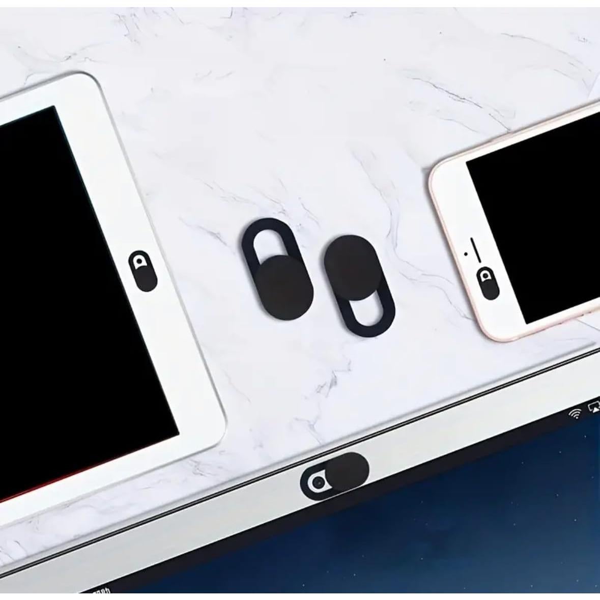 Cubierta Deslizante de Cámara Genérico - 4 Piezas para Laptop y Móvil