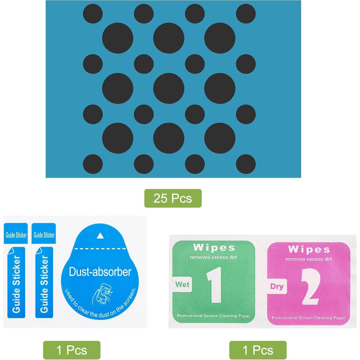 Cubierta de Webcam MECCANIXITY 0.3mm Negra 25 Paquete