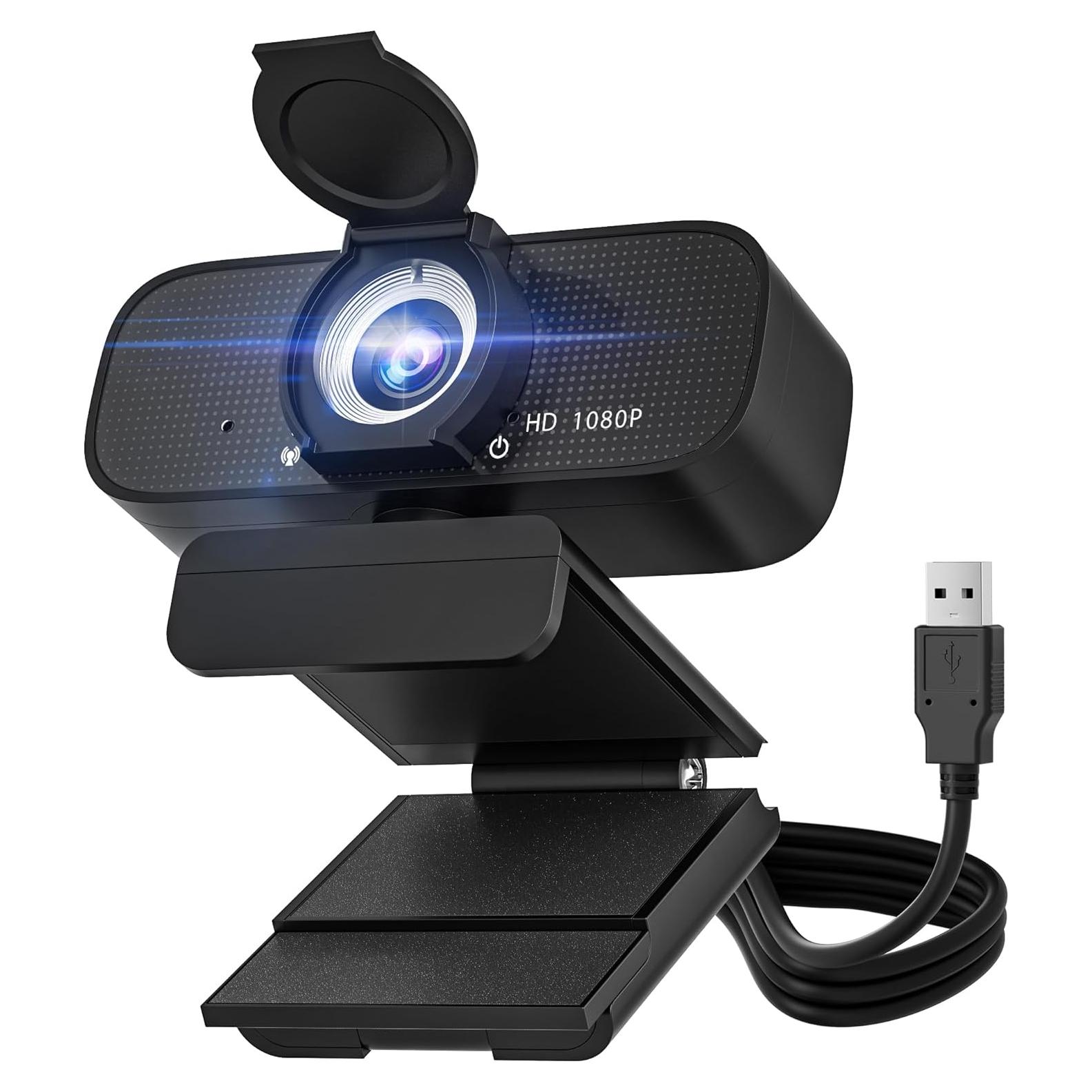 Cámara Web HD 1080P SZGIARUY con Tapa de Privacidad