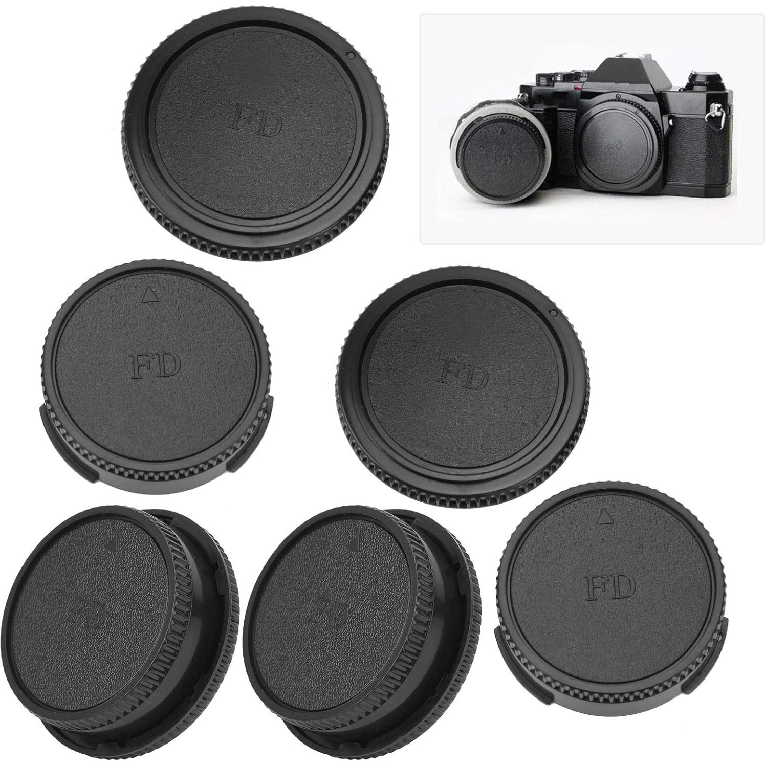Juego de Tapas de Cámara Mxzzand para Lentes Canon FD