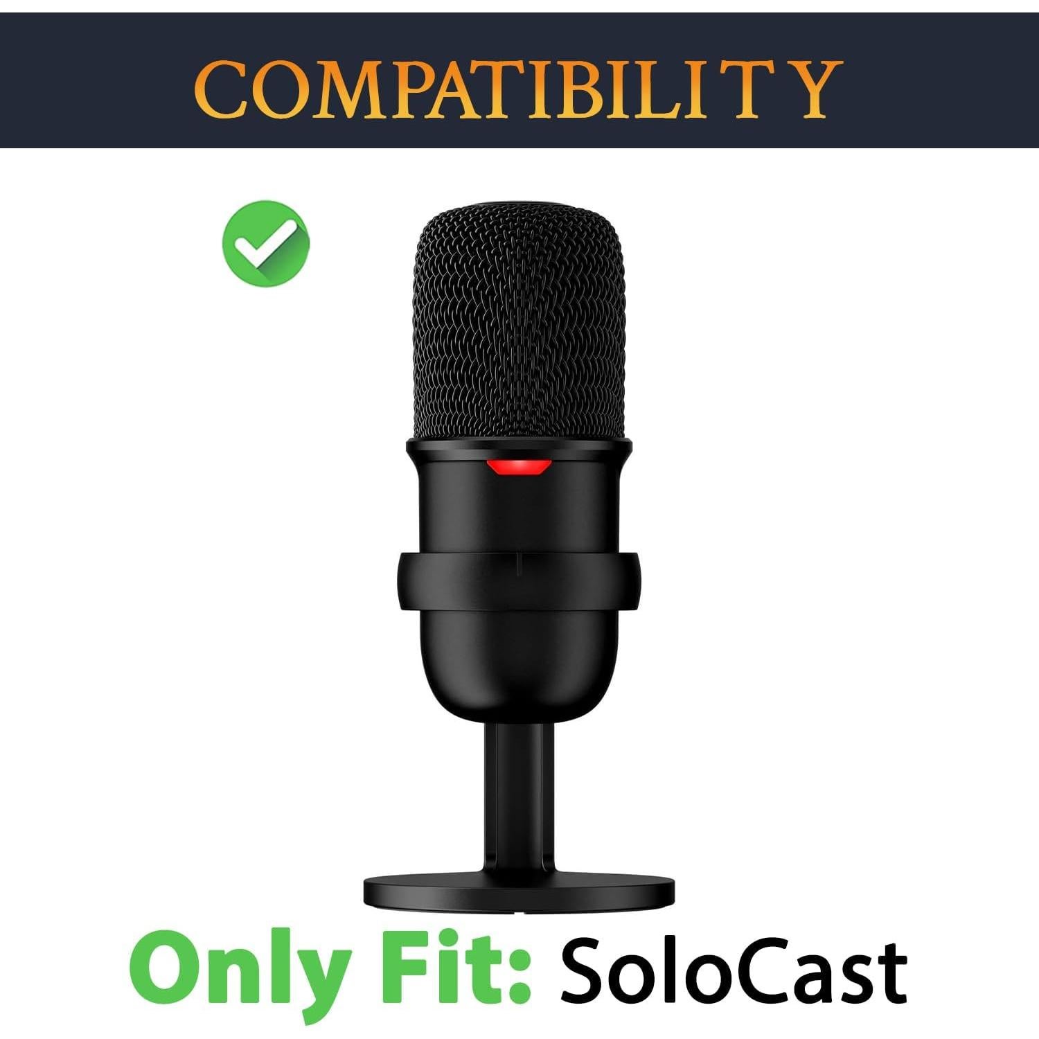 Filtros Pop para Micrófonos SOULWIT - 2 Pcs, Espuma Negra