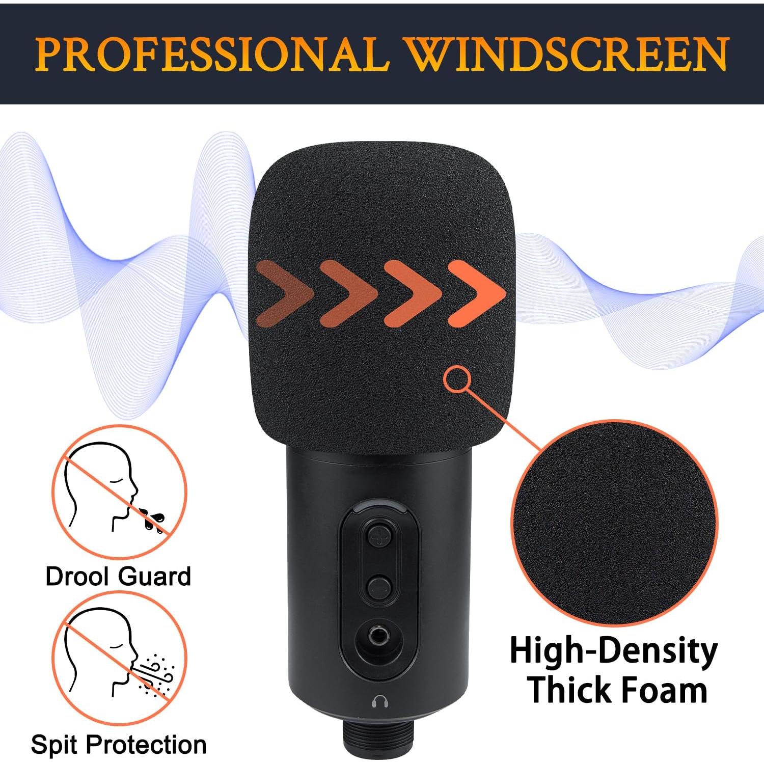 Filtros Pop SOULWIT para Micrófonos ATR2500X-USB - Negro