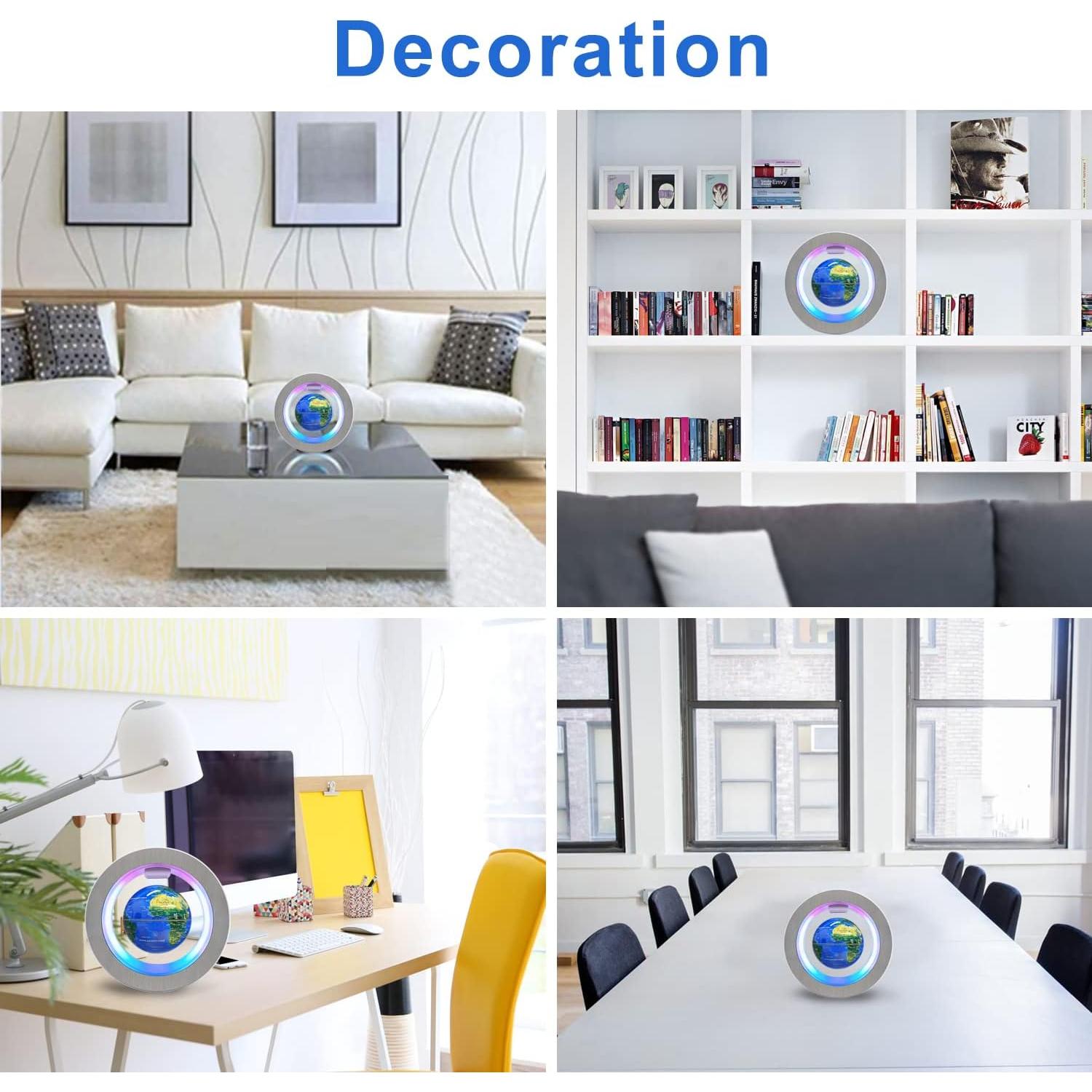 Globo Flotante Magnético Qi Shi QS con Luces LED 15 cm