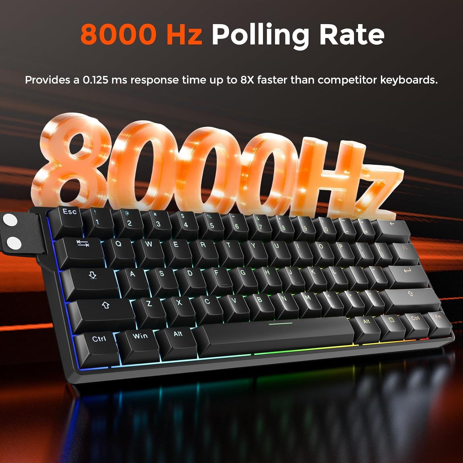 Teclado Gaming DAREU EK60 HE Compacto 60% RGB con Cable