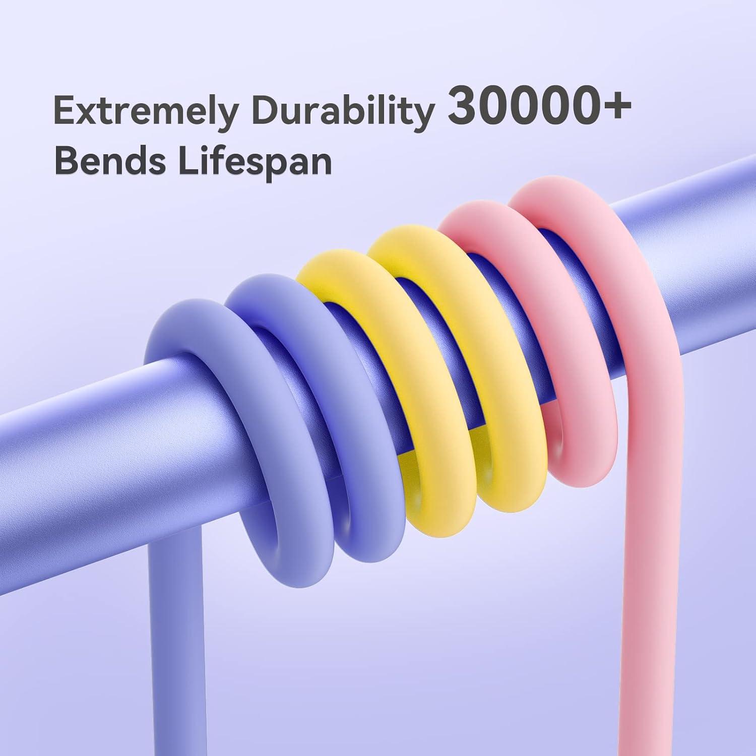 Cargador Lightning SwaggWood 10FT MFi para iPhone Multicolor