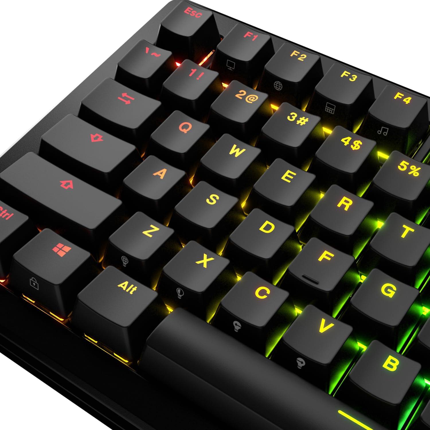 Teclas Retroiluminadas Glorious GPBT Negro para Teclados Mecánicos