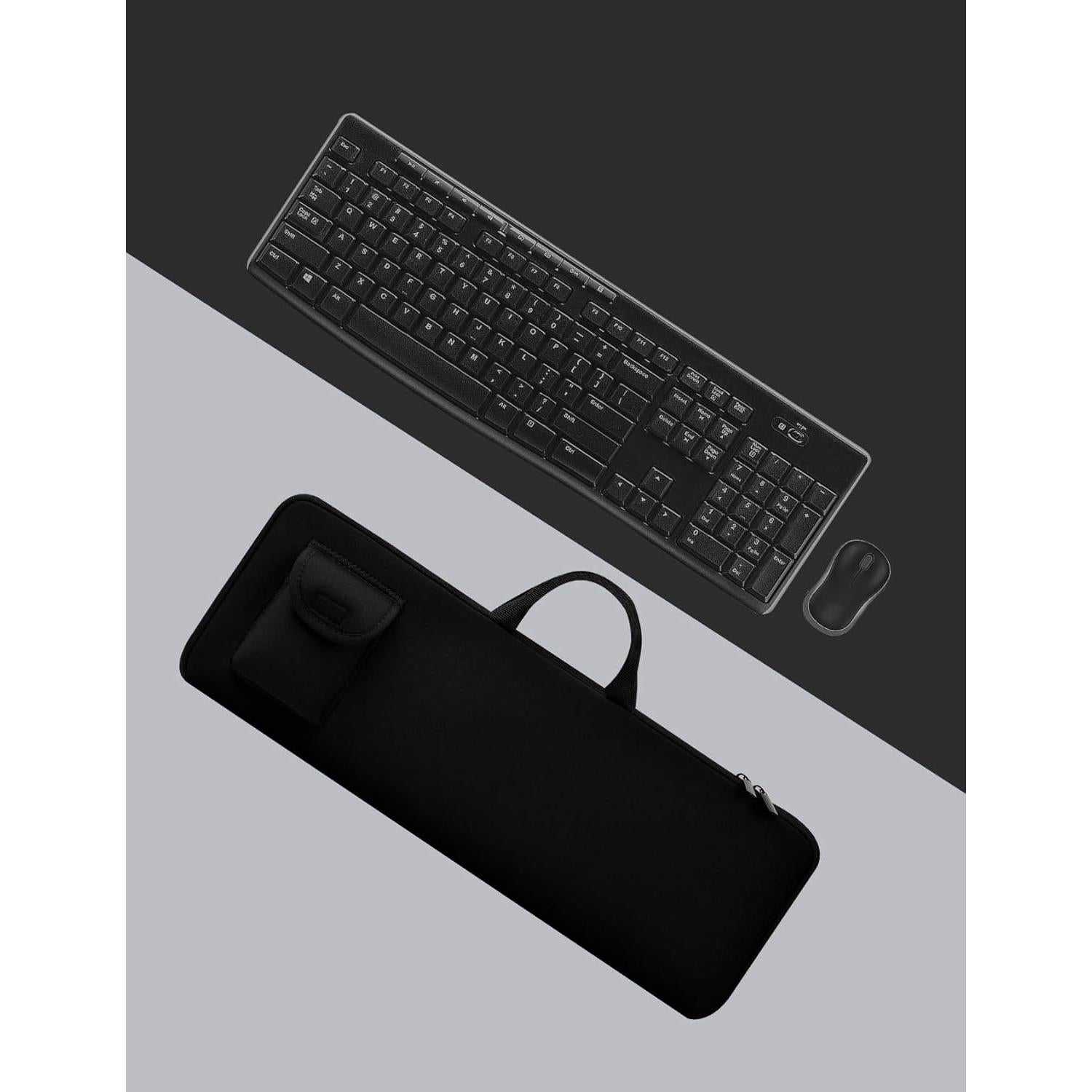 Funda de Teclado Logitech MK270 - Neopreno Impermeable Negro