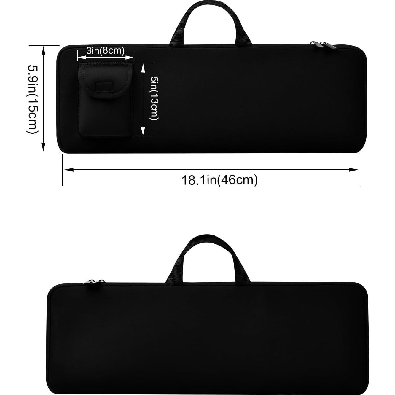 Funda de Teclado Logitech MK270 - Neopreno Impermeable Negro