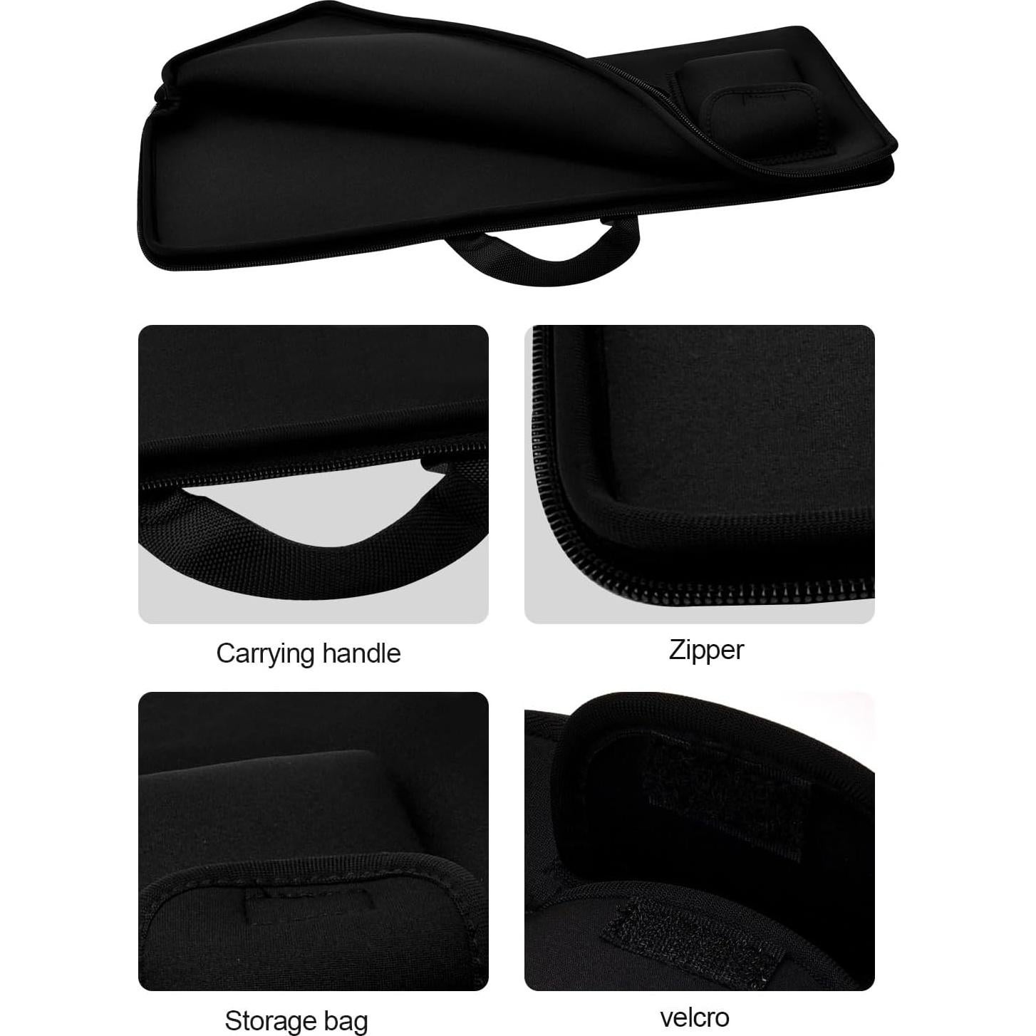 Funda de Teclado Logitech MK270 - Neopreno Impermeable Negro