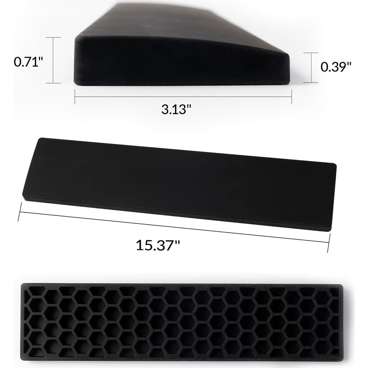 Reposamuñecas Ergonómico Silicona Keychron PR51 39 cm Antideslizante