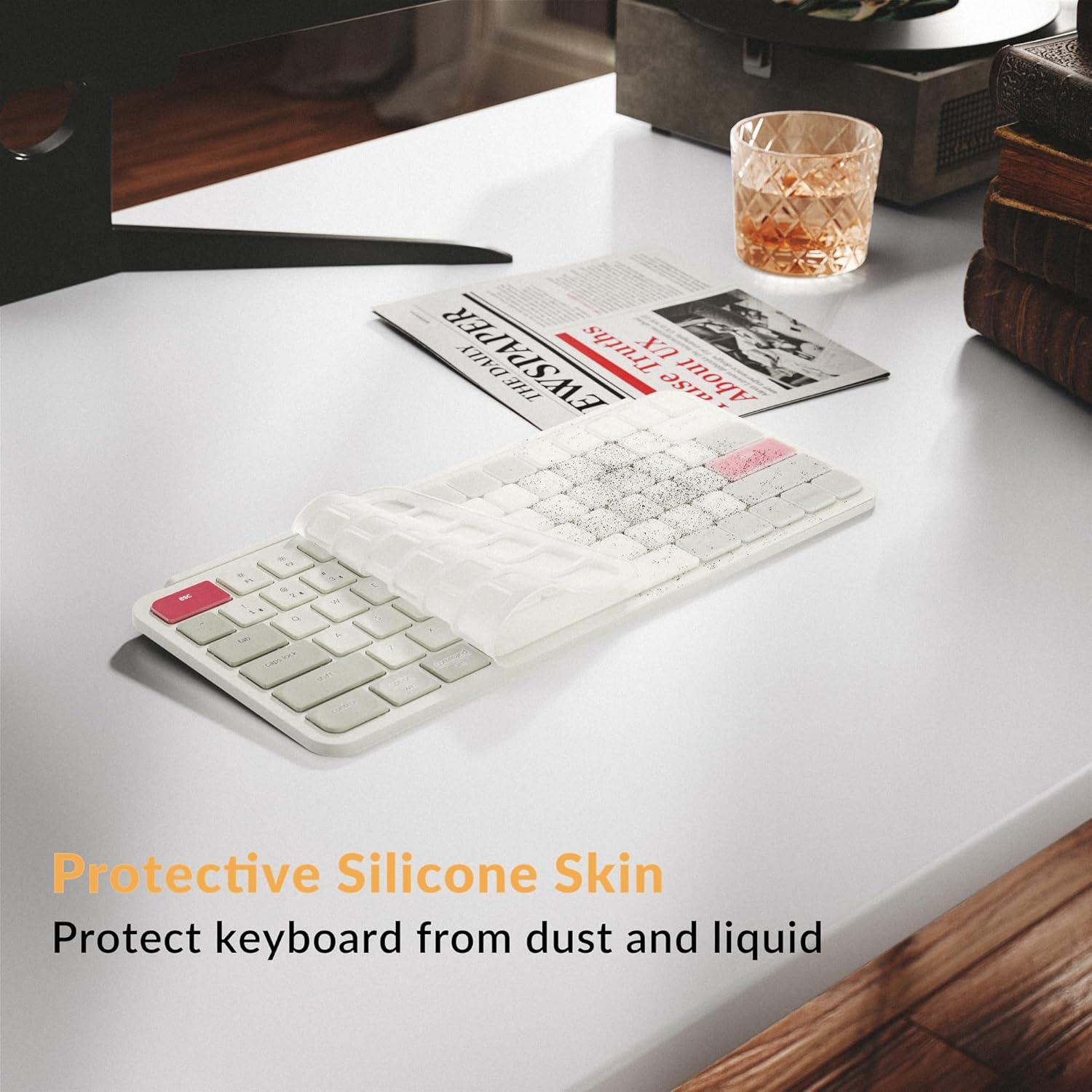 Teclado Inalámbrico Keychron B1 Pro Ultra-Slim Bluetooth 5.2 Rojo