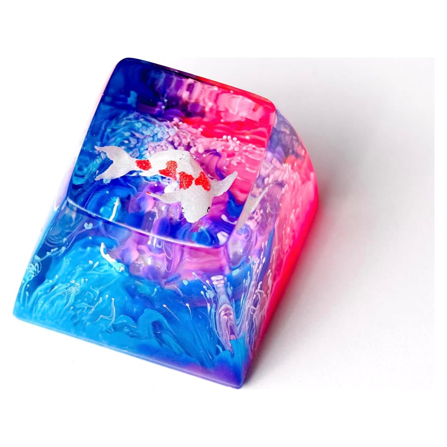 Teclas Artesanales Koi Rojo Otaku Kraft Cherry MX 1U