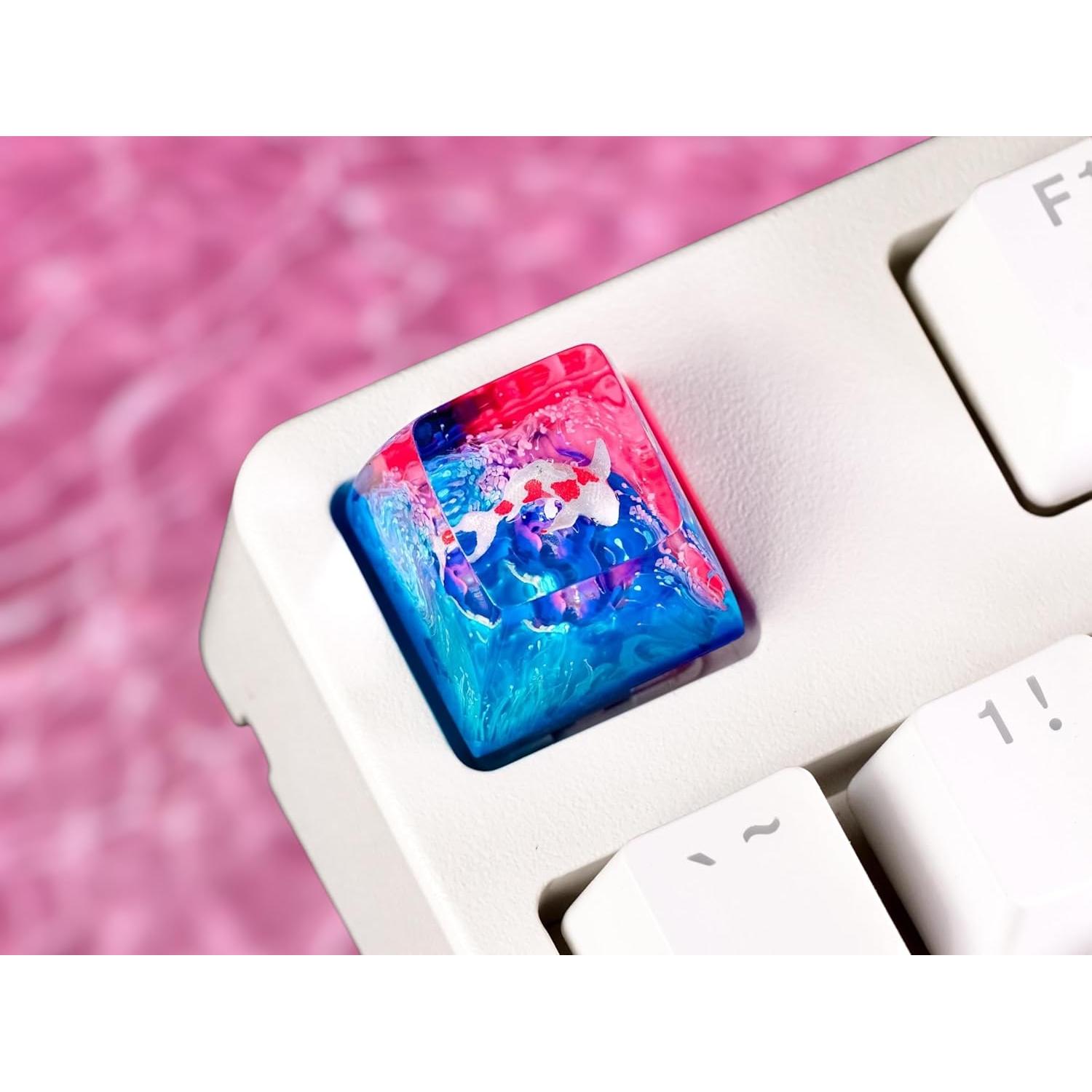 Teclas Artesanales Koi Rojo Otaku Kraft Cherry MX 1U