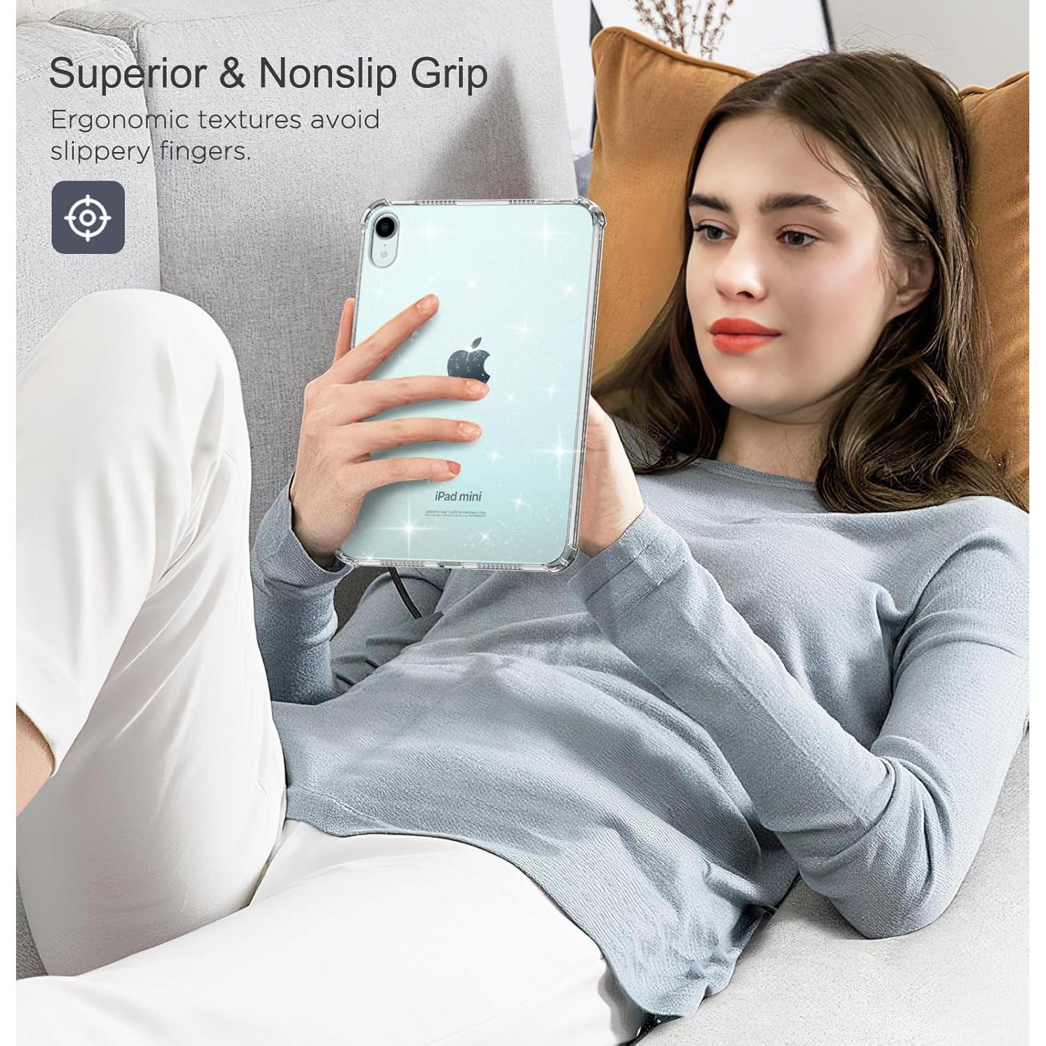 Funda MoKo para iPad Mini 7 8.3" 2024 Transparente TPU