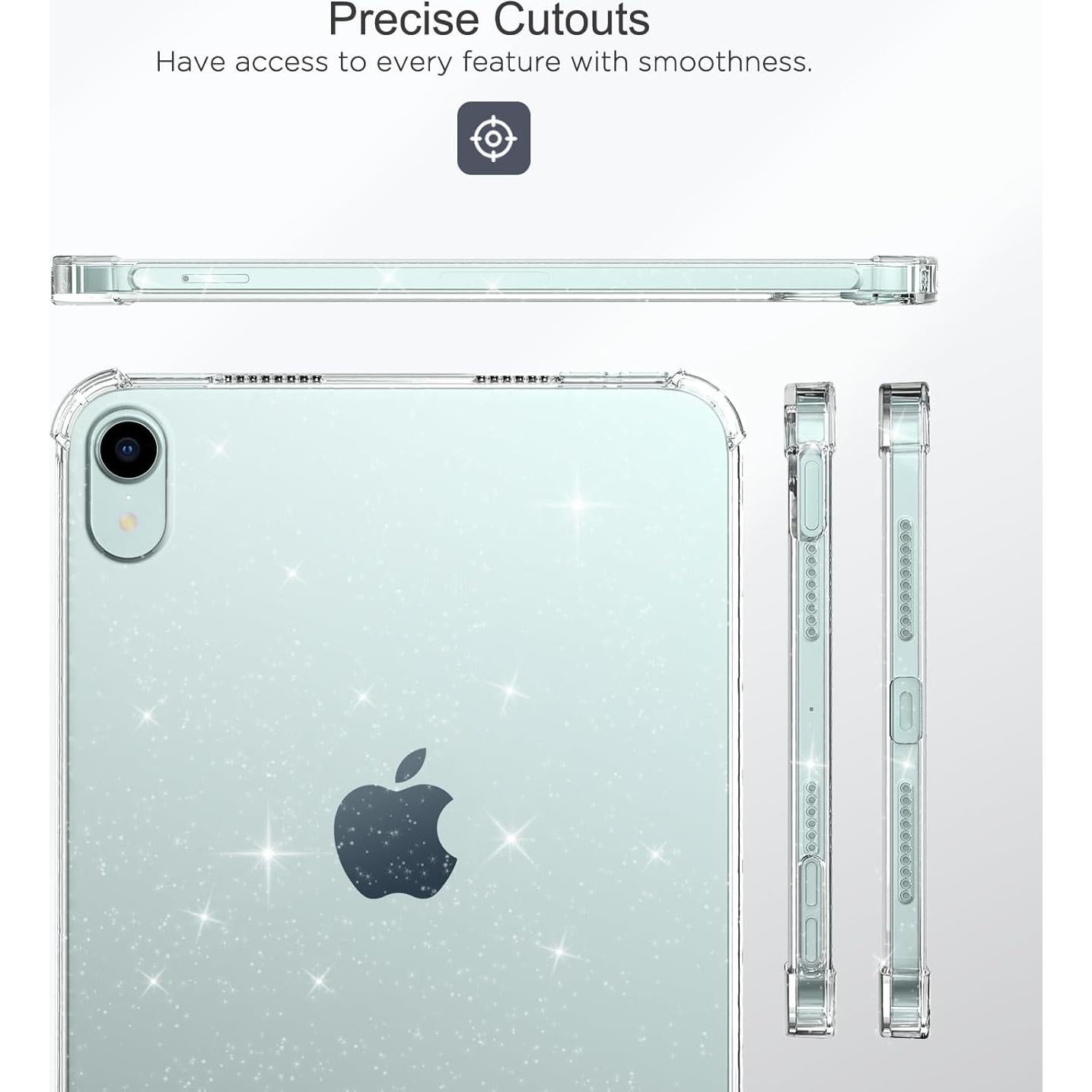 Funda MoKo para iPad Mini 7 8.3" 2024 Transparente TPU