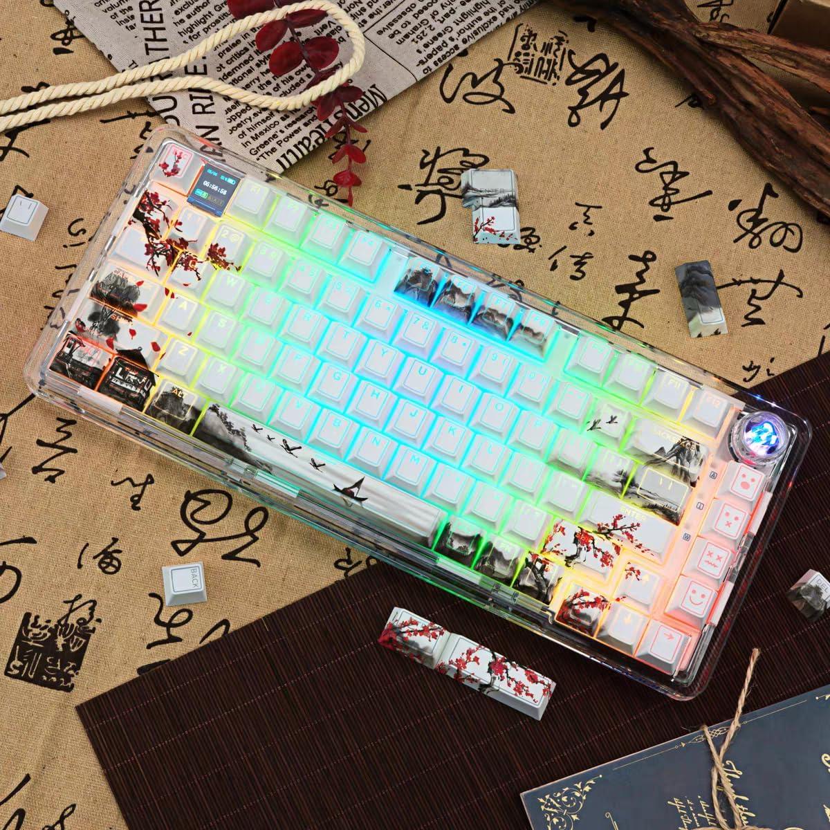 Juego de Teclas PBT Brillantes Sumgsn 142 Teclas Cherry MX