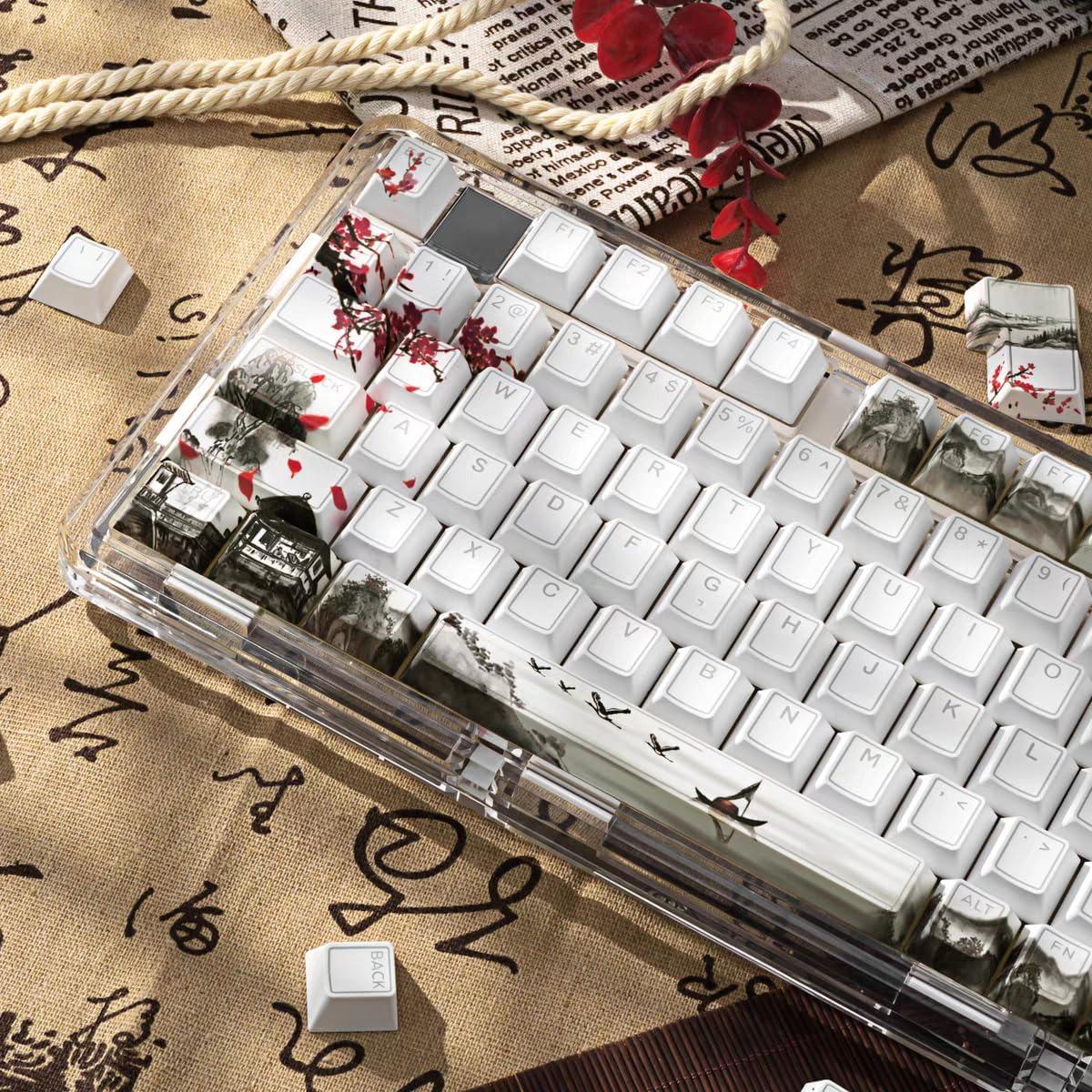 Juego de Teclas PBT Brillantes Sumgsn 142 Teclas Cherry MX