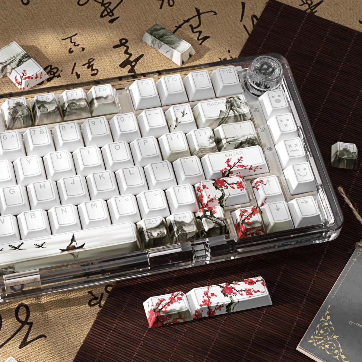 Juego de Teclas PBT Brillantes Sumgsn 142 Teclas Cherry MX