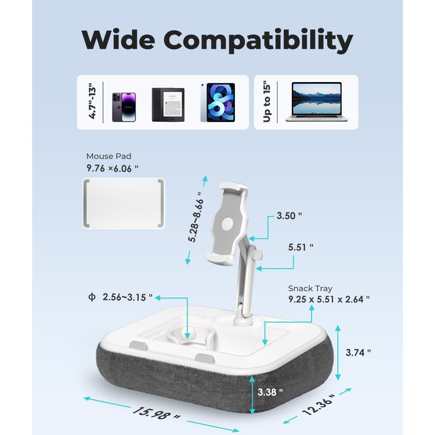 Soporte de Almohada Viozon para Kindle y Tablet 2 en 1