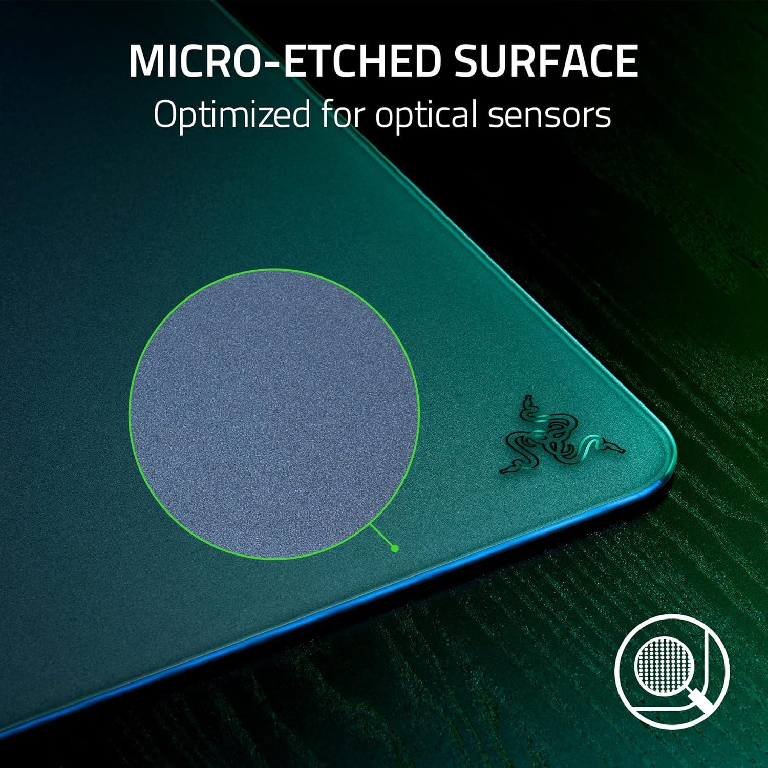 Alfombrilla de Ratón Razer Atlas Vidrio Templado 45x40cm Negra