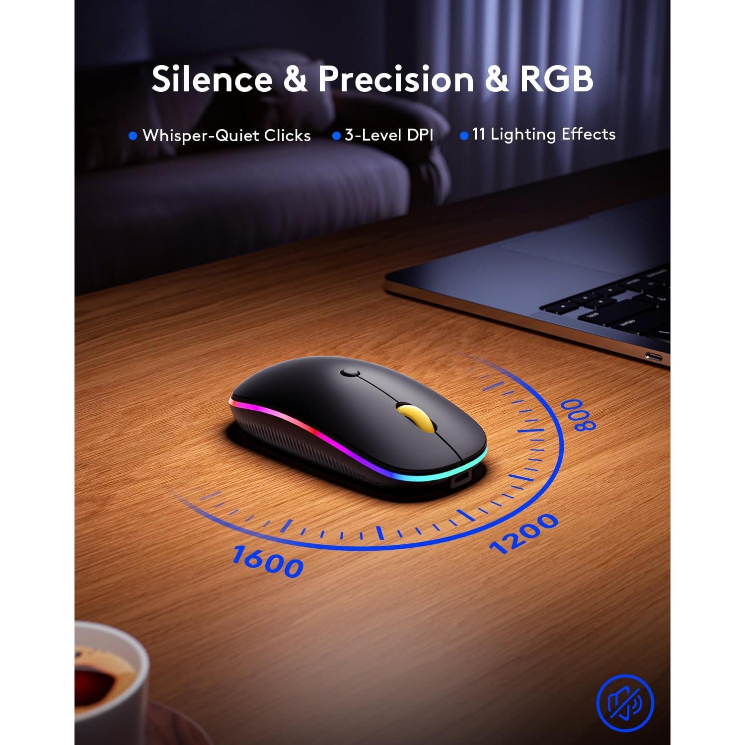 Combo Teclado y Ratón Plegables Samsers KM08X Retroiluminado