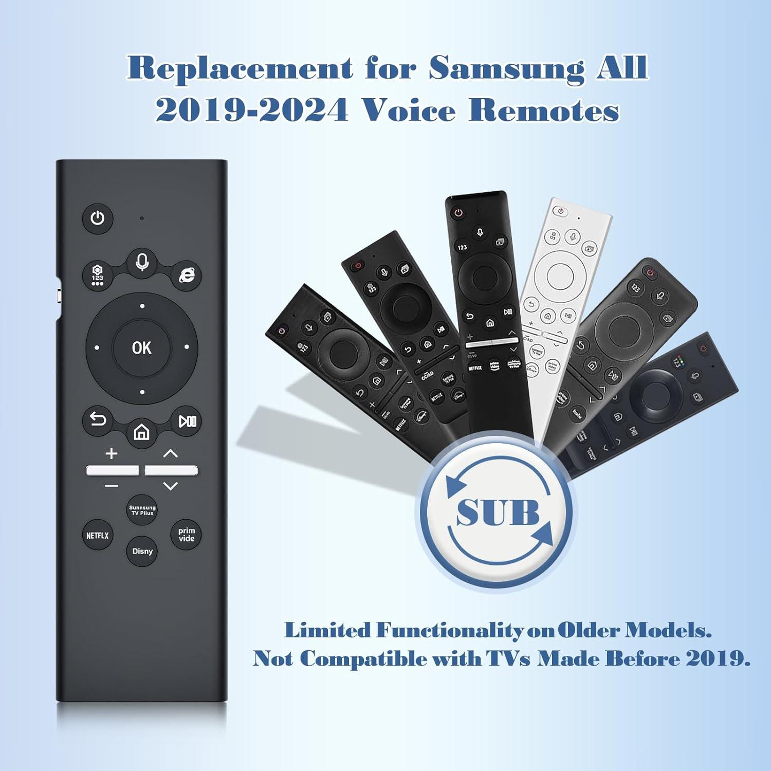 Control Remoto Universal Samsung Smart con Teclado Retroiluminado