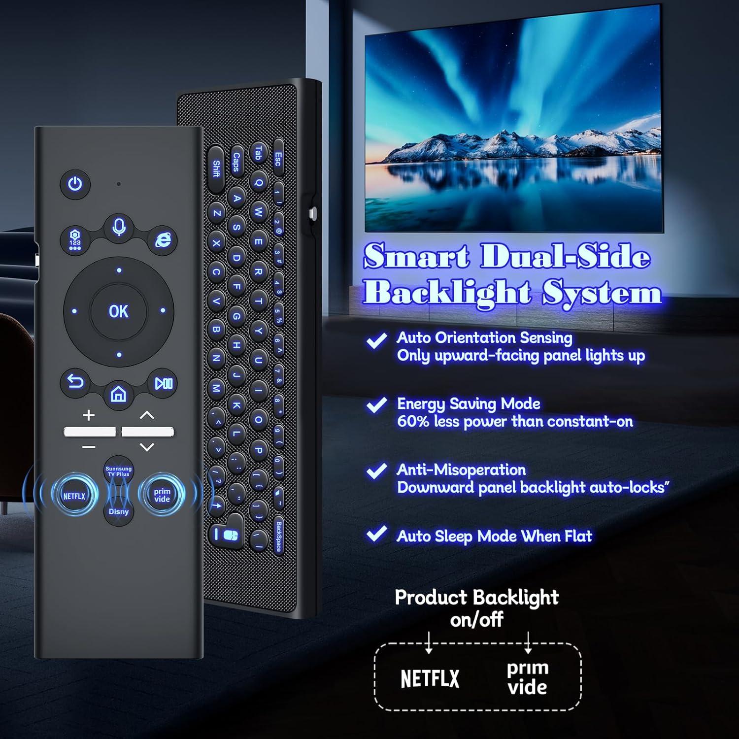 Control Remoto Universal Samsung Smart con Teclado Retroiluminado